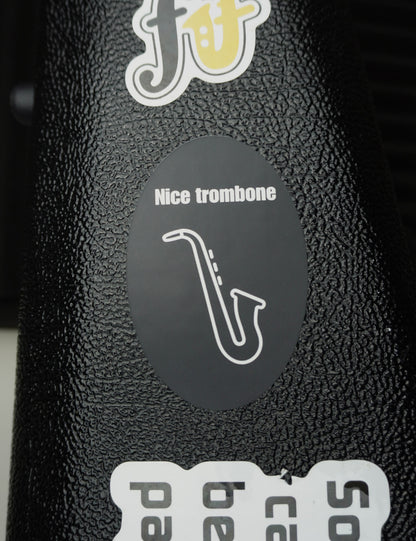 Nice Trombone sticker (2 pack)