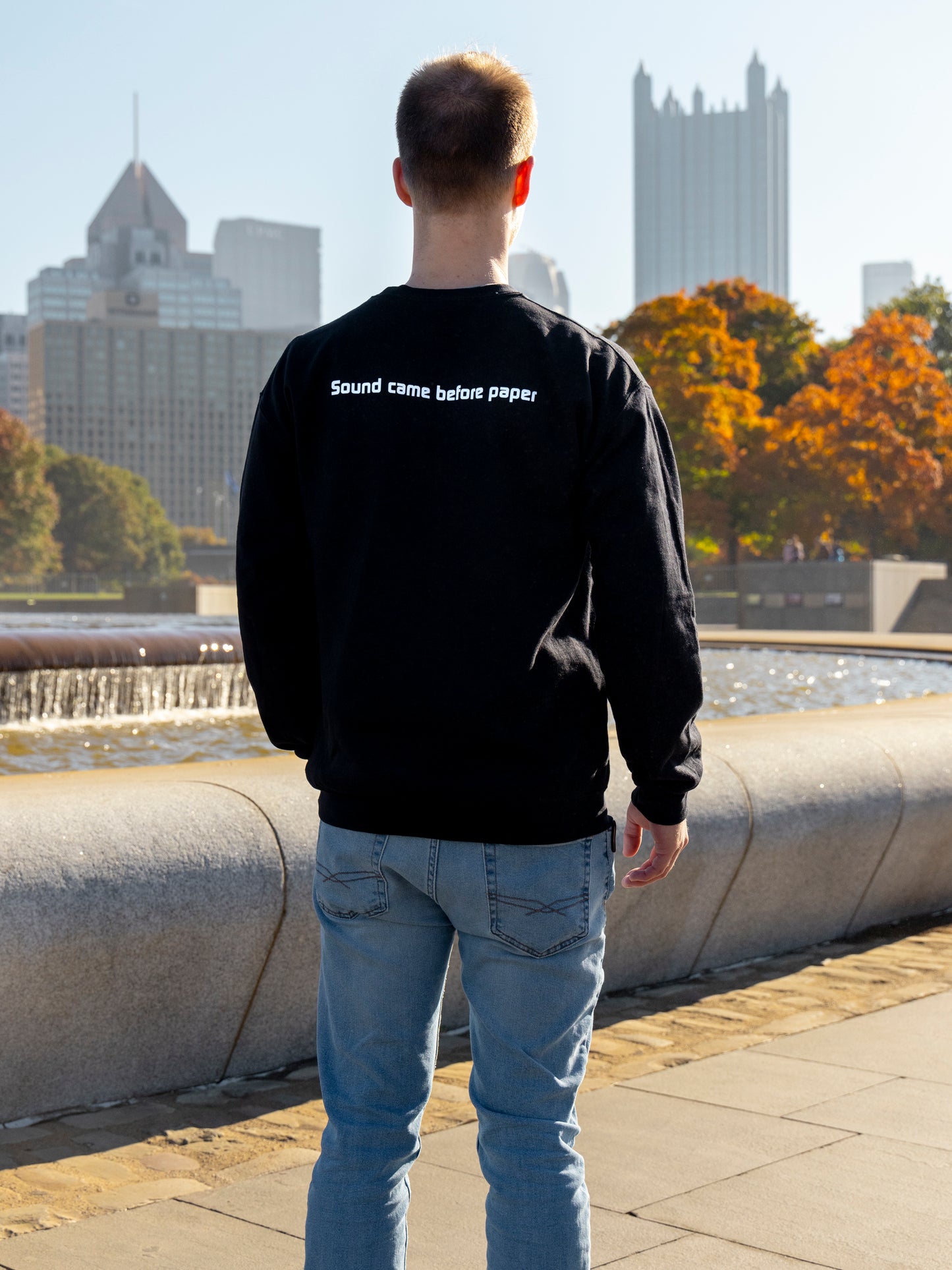 Sound Came Before Paper sweatshirt