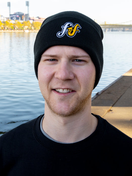 Beanie with FoolishFrankie logo