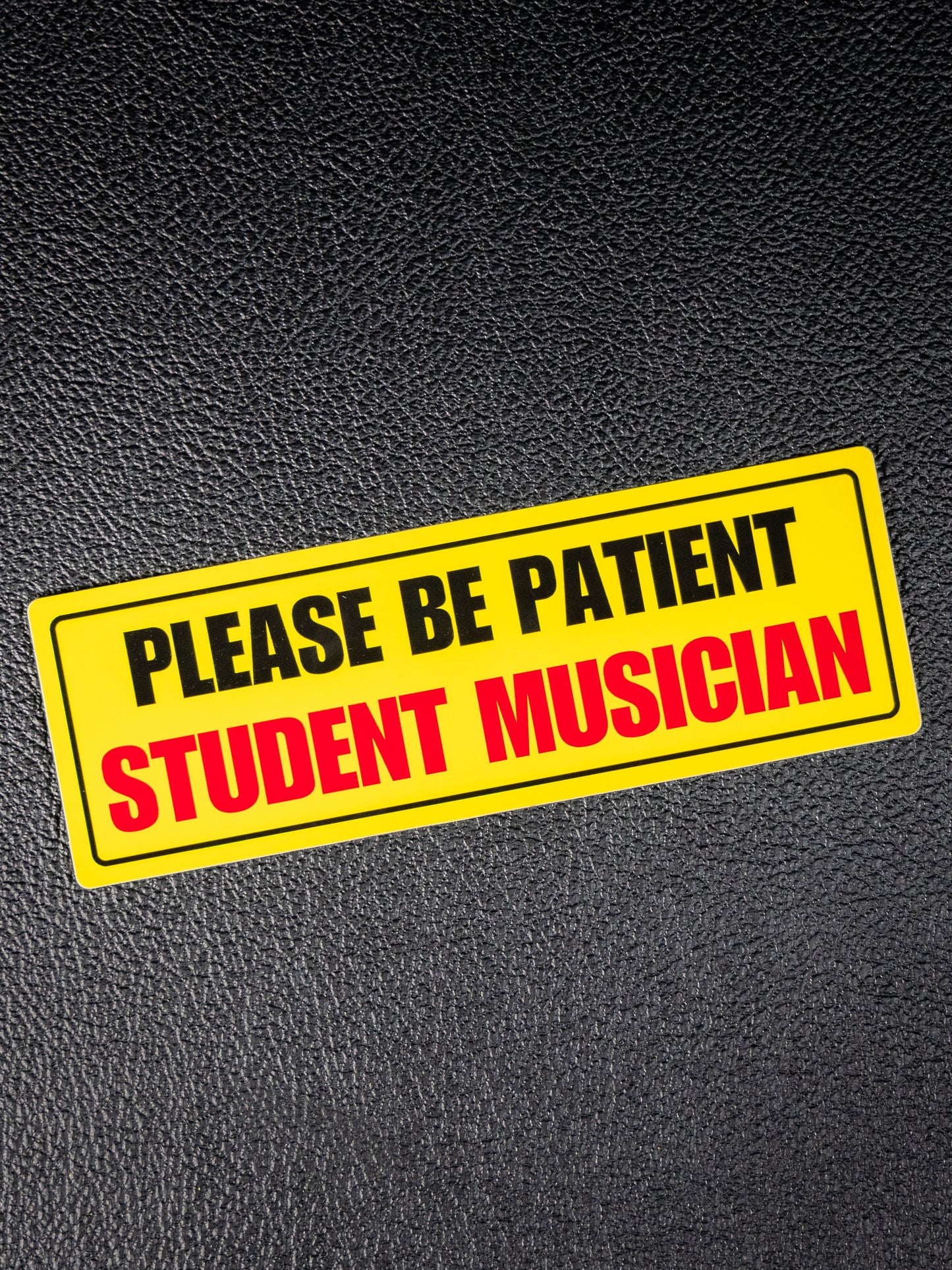 Student musician sticker